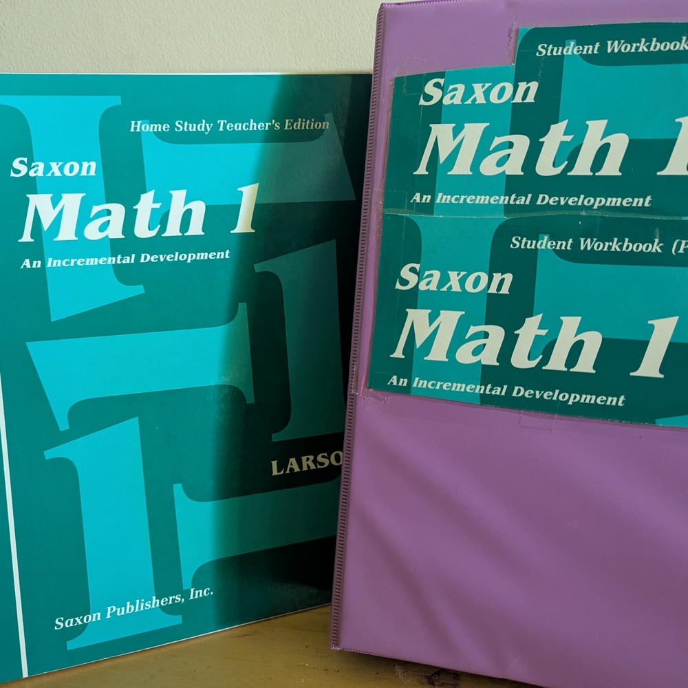 Saxon Math 1 Teacher's Edition and Workbook